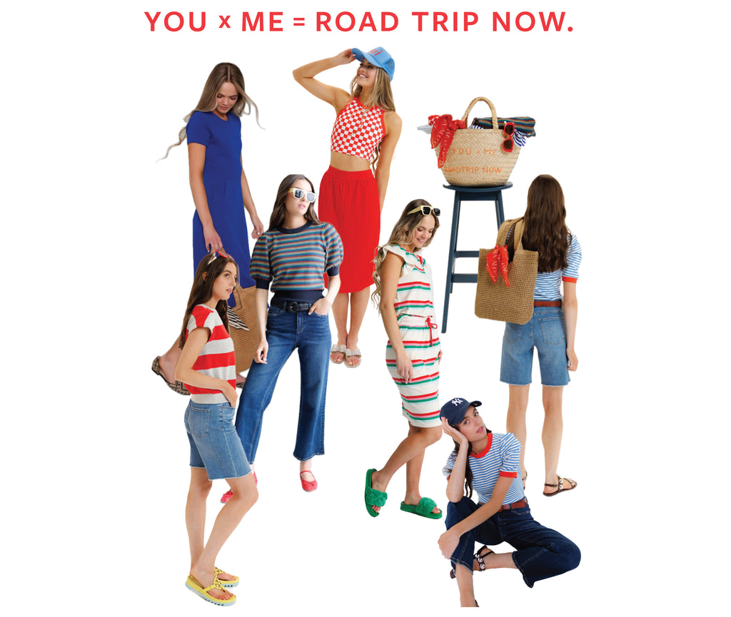 You x Me = Road trip now. Shop new arrivals.