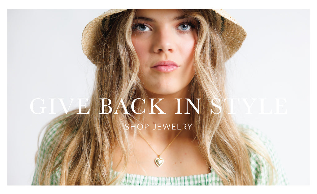 Give back in style. Shop all jewelry